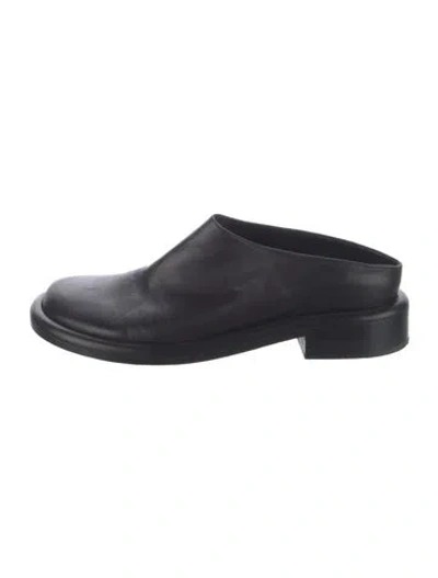 Pre-owned Proenza Schouler Leather Mules In Black