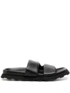 Proenza Schouler Leather Open-toe Slides In Black