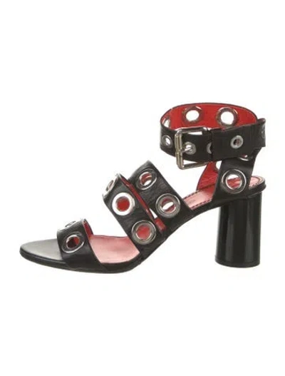 Pre-owned Proenza Schouler Leather Patterned Gladiator Sandals In Multi