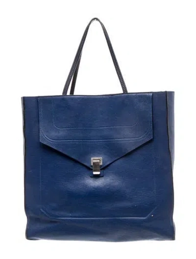 Pre-owned Proenza Schouler Leather Ps13 In Blue