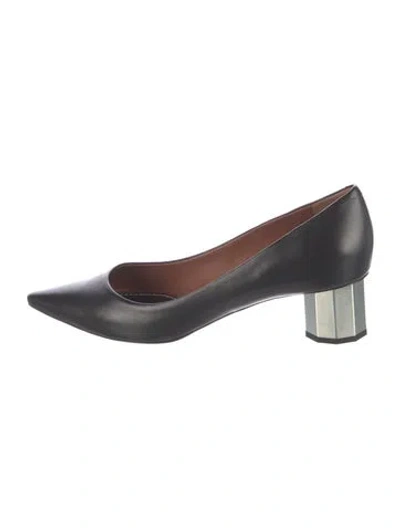 Pre-owned Proenza Schouler Leather Pumps In Black