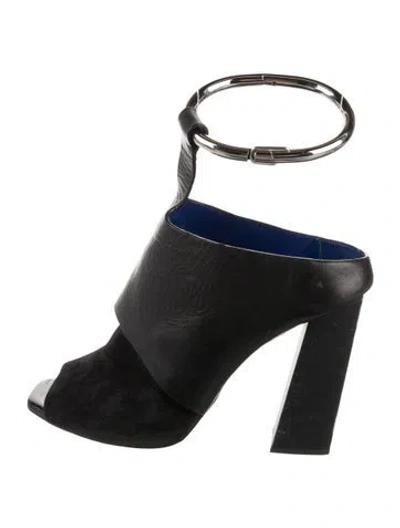 Pre-owned Proenza Schouler Leather Pumps In Black