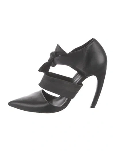 Pre-owned Proenza Schouler Leather Pumps In Black