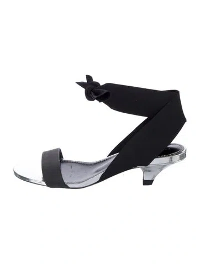 Pre-owned Proenza Schouler Leather Sandals In Black