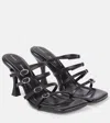 Proenza Schouler Logo High-heeled Sandals In Black