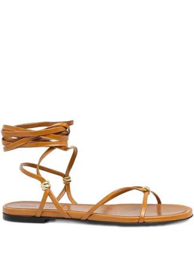 Proenza Schouler Leather Sandals In Brown
