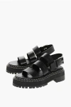 Proenza Schouler Leather Shiny Sandals With Carrion Sole In Black