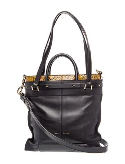 Pre-owned Proenza Schouler Leather Shoulder Bag In Black