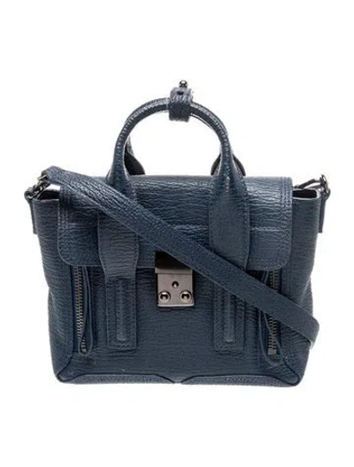 Pre-owned Proenza Schouler Leather Shoulder Bag In Blue
