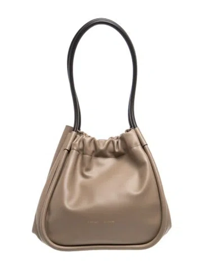Pre-owned Proenza Schouler Leather Shoulder Bag In Neutrals