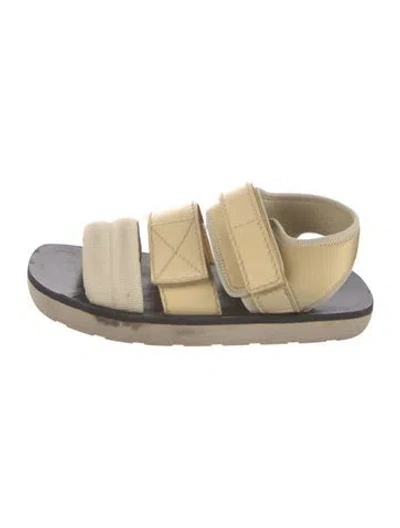 Pre-owned Proenza Schouler Leather Slides In Neutral