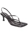 Proenza Schouler Leather Slingback Sandal In Black