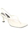 Proenza Schouler Leather Slingback Sandal In White