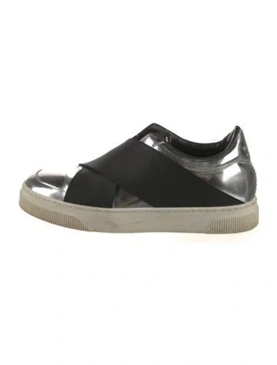 Pre-owned Proenza Schouler Leather Sneakers In Black