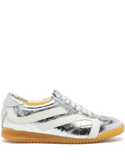 Proenza Schouler Sneakers Aus Leder In Silver