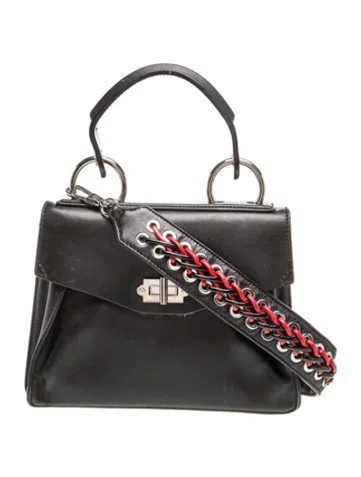 Pre-owned Proenza Schouler Leather Top Handle Bag In Black