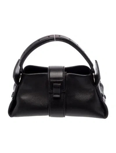 Pre-owned Proenza Schouler Leather Top Handle Bag In Blue