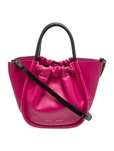 Pre-owned Proenza Schouler Leather Top Handle Bag In Pink