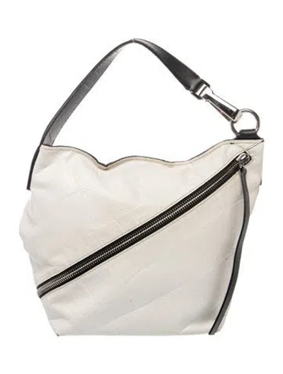 Pre-owned Proenza Schouler Leather Top Handle Bag In White