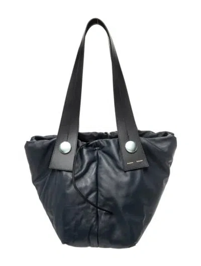 Pre-owned Proenza Schouler Leather Tote In Blue