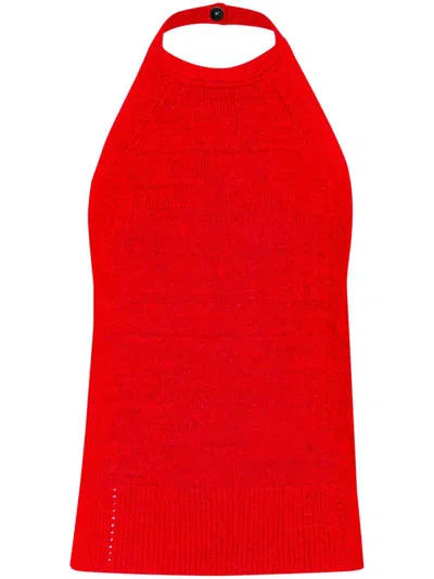 Proenza Schouler Leona Top In Rot