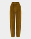 Proenza Schouler Lidie Cordurouy Wide-leg Pants In Brown
