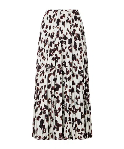 Proenza Schouler Lightweight Fabric A-line Skirt In Animal Print