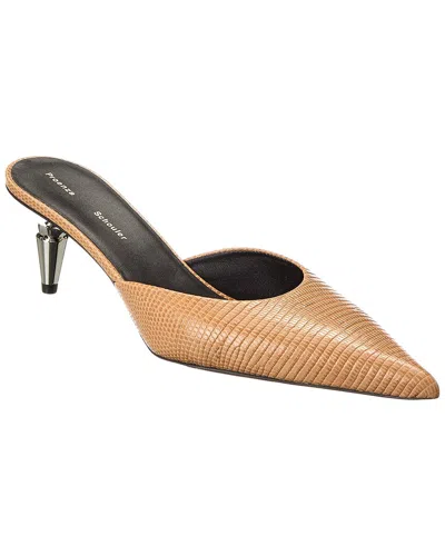 PROENZA SCHOULER PROENZA SCHOULER LIZARD-EMBOSSED LEATHER PUMP
