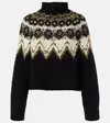 Proenza Schouler Lizzy Fair Isle Cotton Turtleneck Sweater In Multi