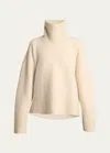 Proenza Schouler Sandra Cashmere-blend Turtleneck Sweater In Ecru