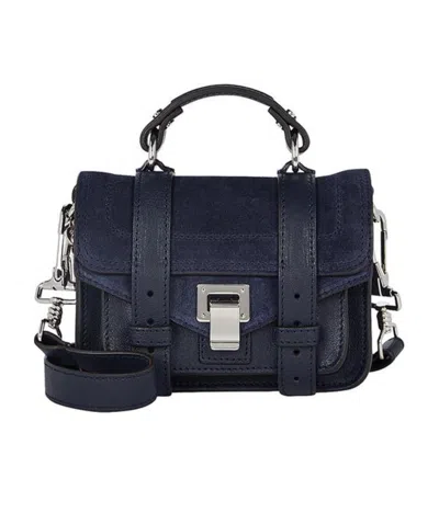 Proenza Schouler Logo Handbag In Black