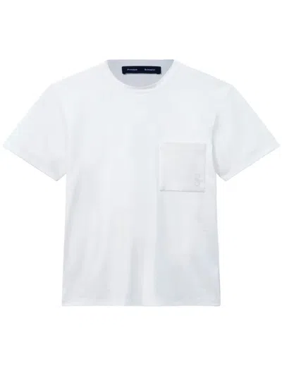 Proenza Schouler Logo-print Organic Cotton T-shirt In White