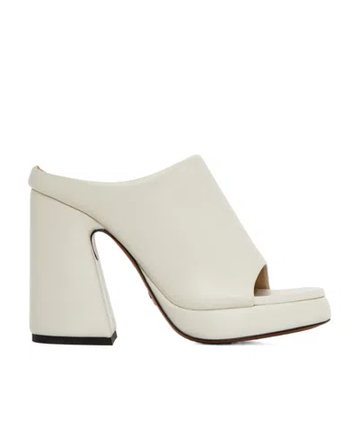 Proenza Schouler Logo Sandals In White