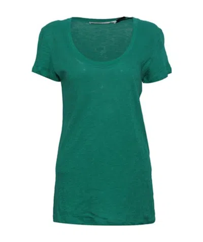 Proenza Schouler Logo Short-sleeved T-shirt In Green
