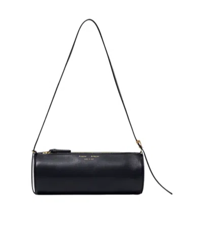 Proenza Schouler Logo Shoulder Bag In Black