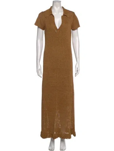Pre-owned Proenza Schouler Long Dress In Brown