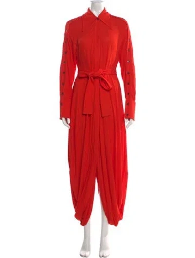 Pre-owned Proenza Schouler Long Dress In Red