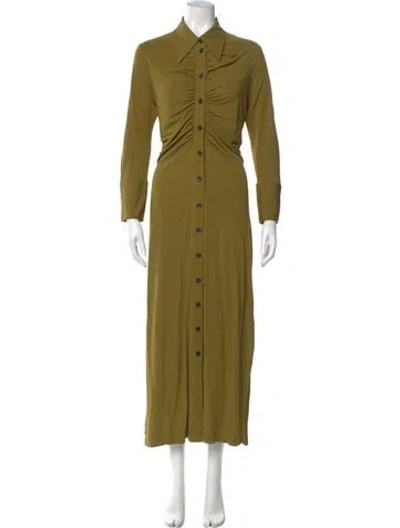 Pre-owned Proenza Schouler Long Dress W/ Tags In Green