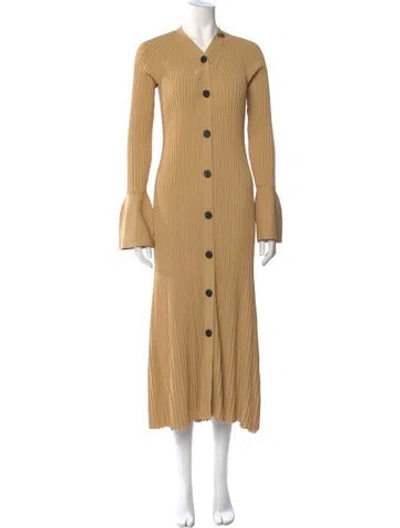 Pre-owned Proenza Schouler Long Dress W/ Tags In Neutral