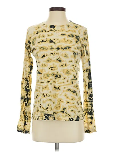 Pre-owned Proenza Schouler Long Sleeve Blouse In Gold