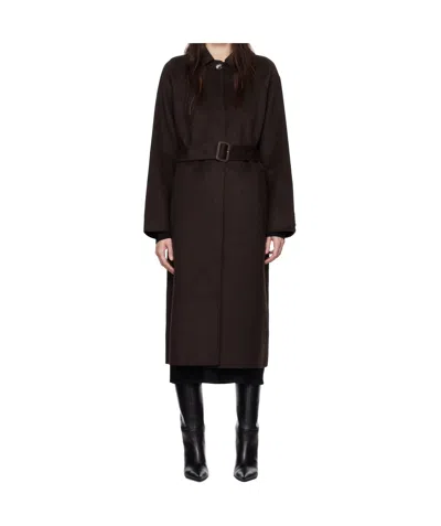 Proenza Schouler Long Sleeve Coat In 251 Hickory