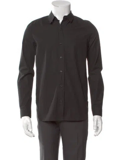 Pre-owned Proenza Schouler Long Sleeve Shirt In Gray