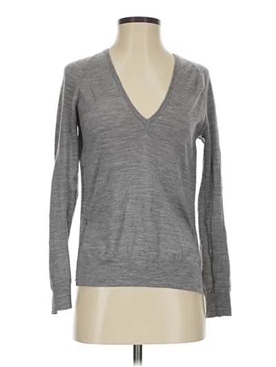 Pre-owned Proenza Schouler Long Sleeve T-shirt In Gray