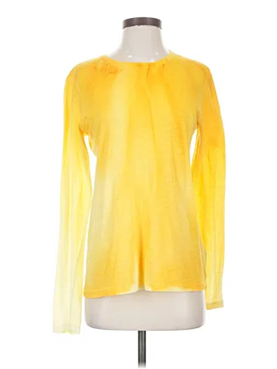 Pre-owned Proenza Schouler Long Sleeve T-shirt In Yellow