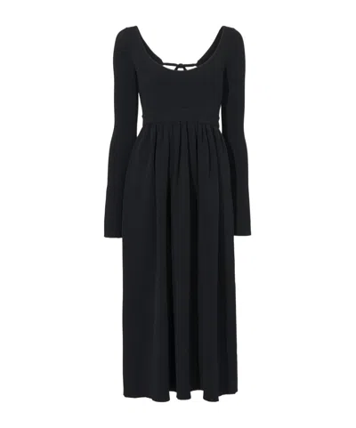 Proenza Schouler Long-sleeved Dress In Black