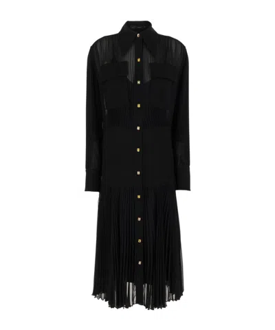 Proenza Schouler Long-sleeved Dress In Black
