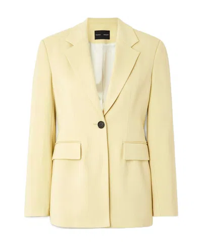 Proenza Schouler Long-sleeved Suit Coat In Brown