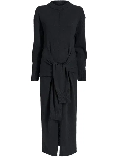 Proenza Schouler Luca Midi Dress In Black