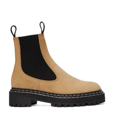 Proenza Schouler Lug Sole Chelsea Boots In Black