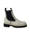 Proenza Schouler Woman Ankle Boots Cream Size 6 Bull Skin In White